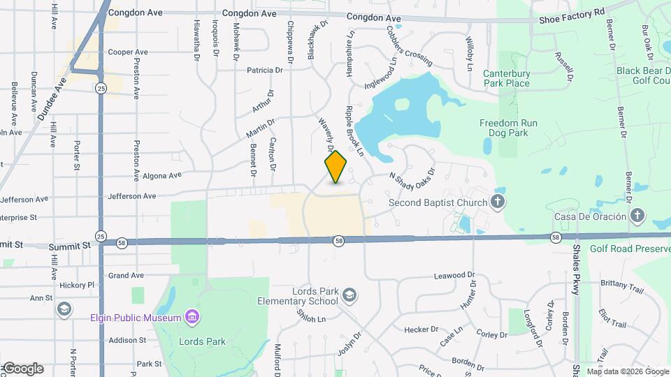 655 Waverly Dr Map and Location Details