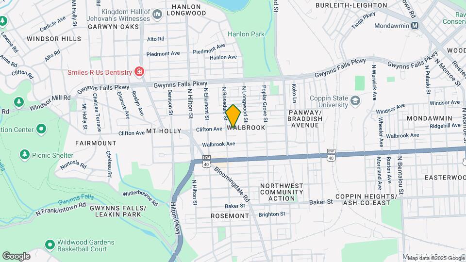 3019 Clifton Ave Map and Location Details