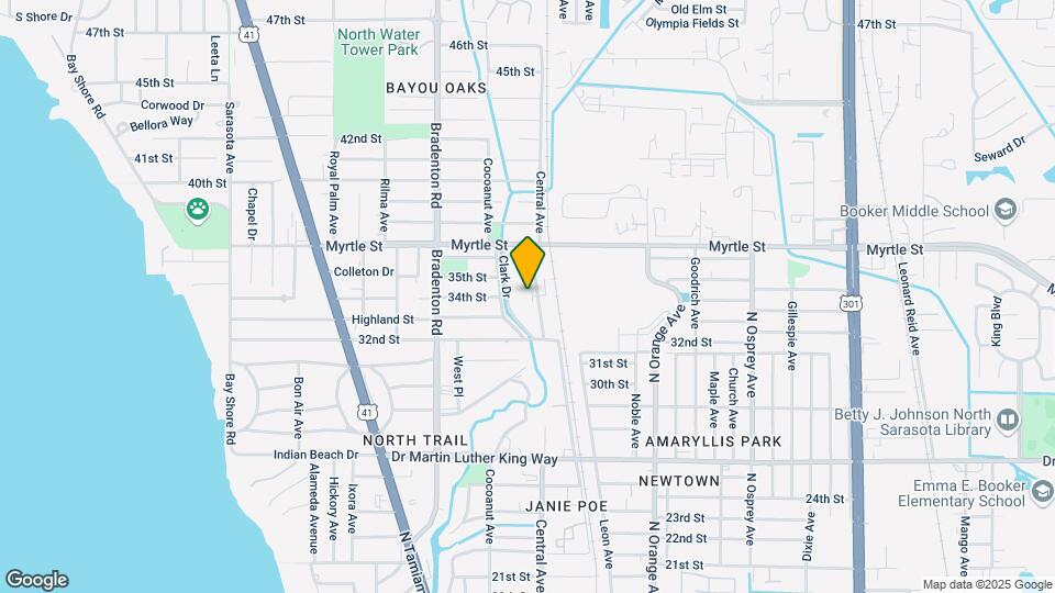3355 Central Ave Map and Location Details