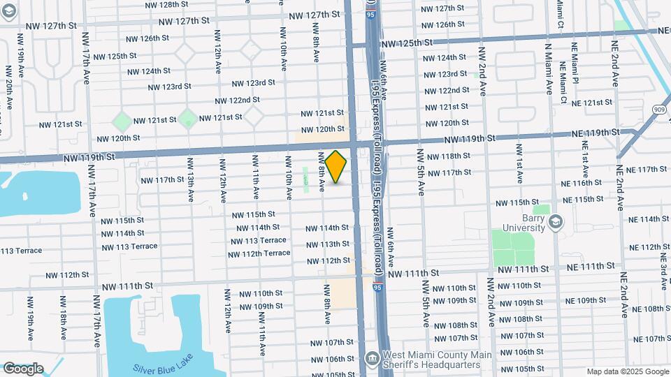 760 NW 116th Terrace Map and Location Details