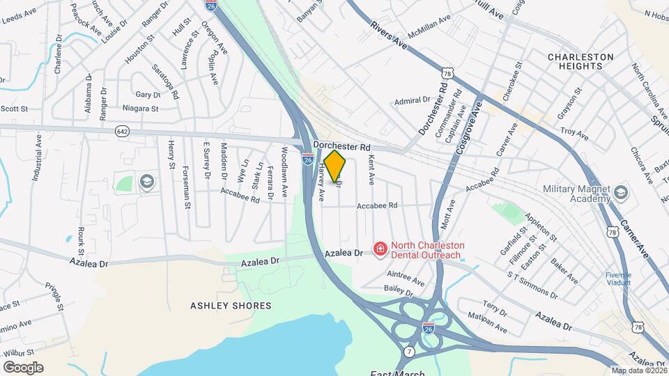 2622 S Allen Dr Map and Location Details