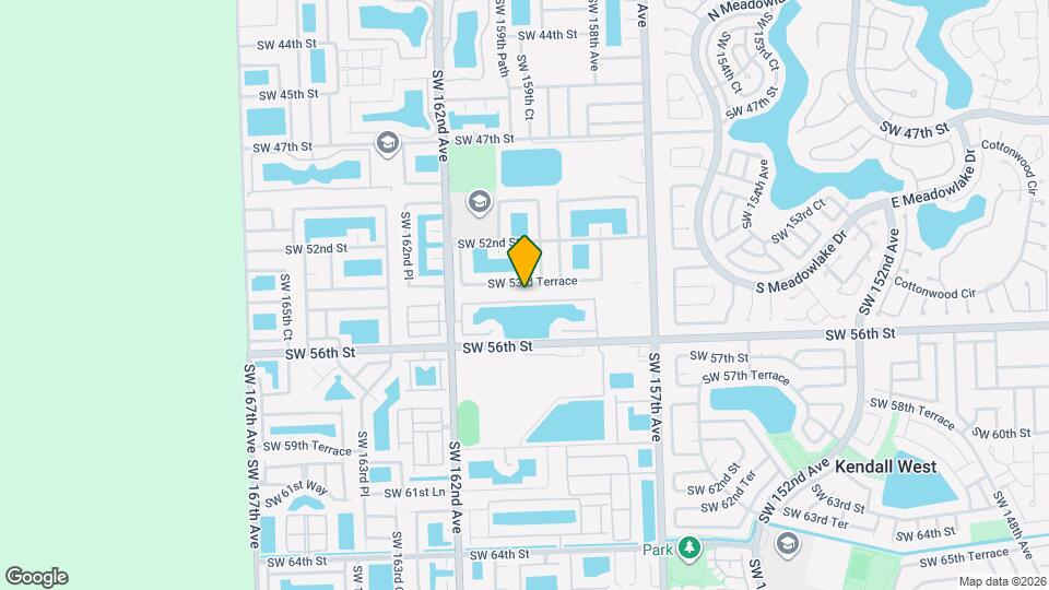 15957 SW 54th Terrace Map and Location Details
