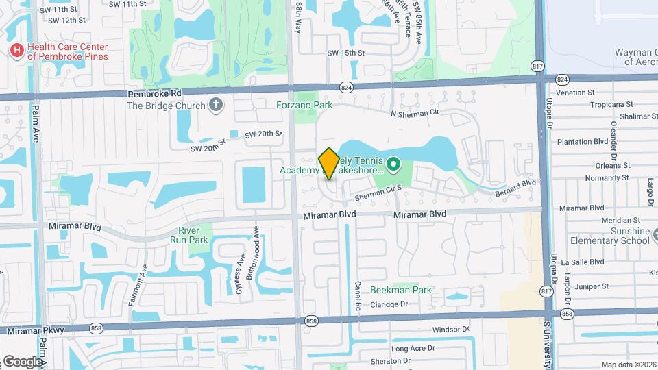 2311 SW 87th Way Map and Location Details