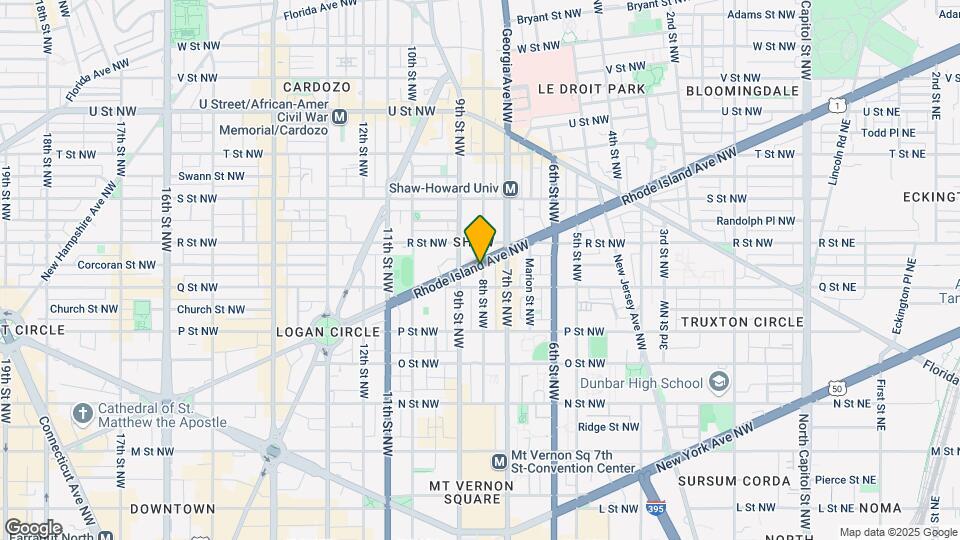 1618 8th St NW, Unit Apt 3 Map and Location Details