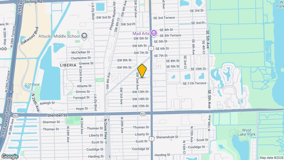 43 SW 11th St Map and Location Details