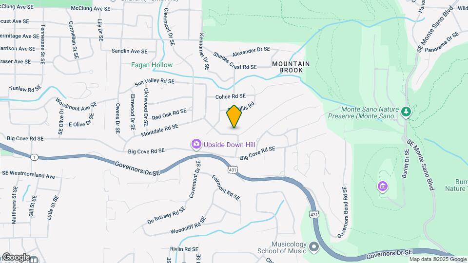 1707 SE Mountainbrook Dr Mapa y Detalles de la Ubicación