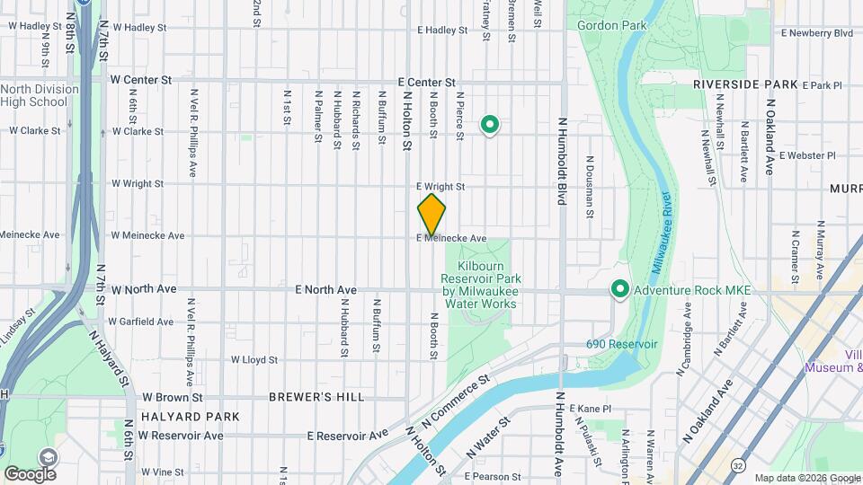 2935 N Booth St Map and Location Details