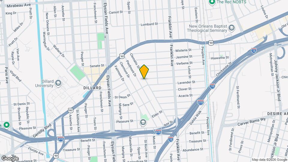 3838 Clematis St Mapa y Detalles de la Ubicación