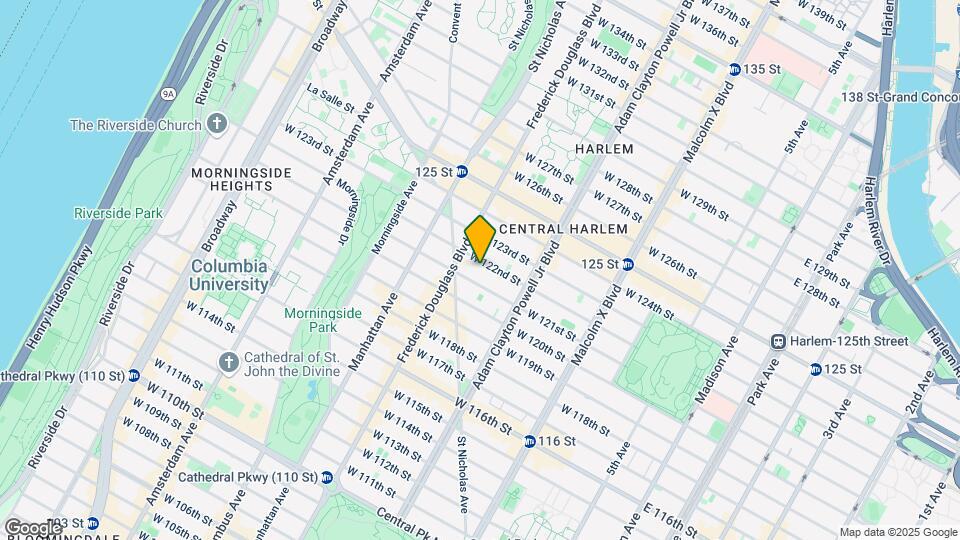 238 W 122nd St Map and Location Details