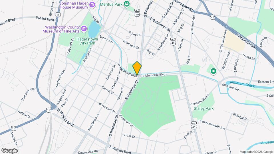 605-609 S Potomac St Map and Location Details