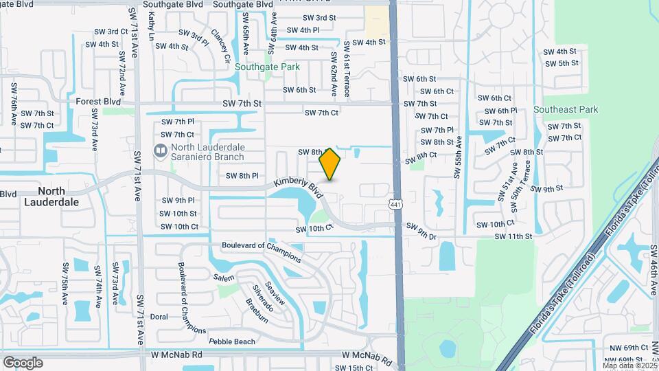 6210 SW 9th St Map and Location Details