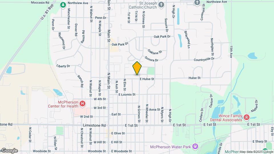 417 E Hulse St Map and Location Details