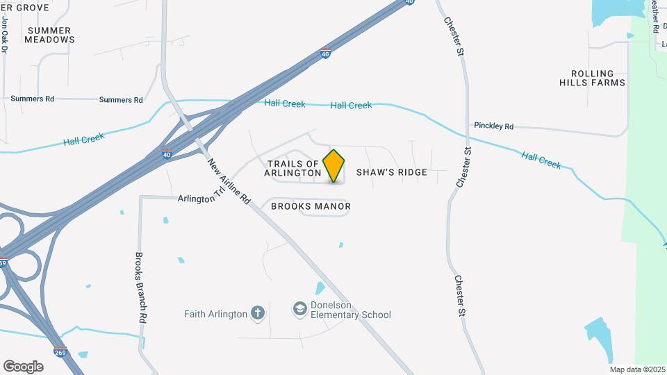 4866 Water Brook Cir Map and Location Details