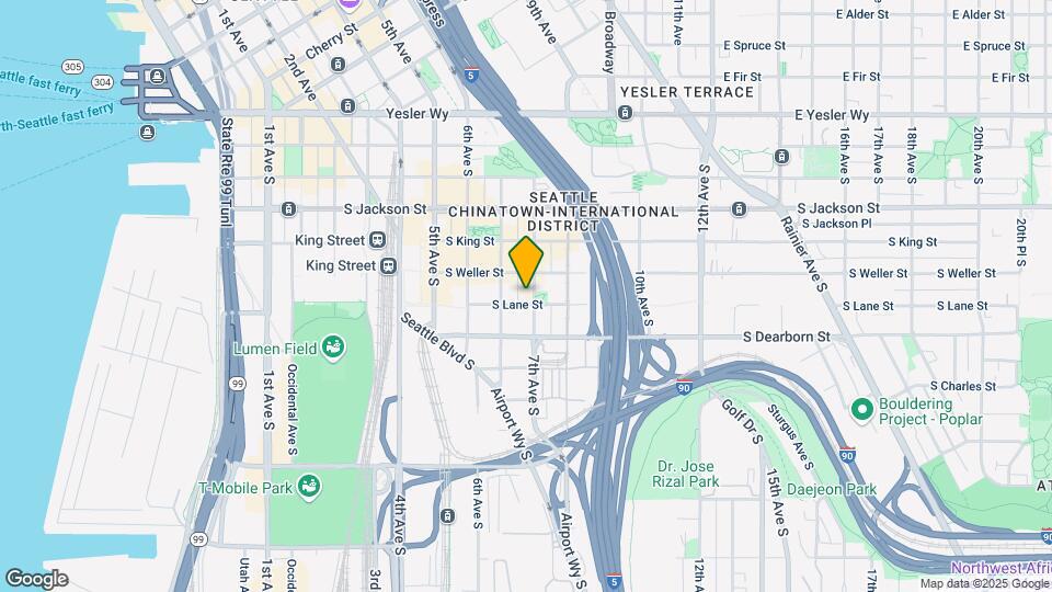 668 S Lane St Map and Location Details