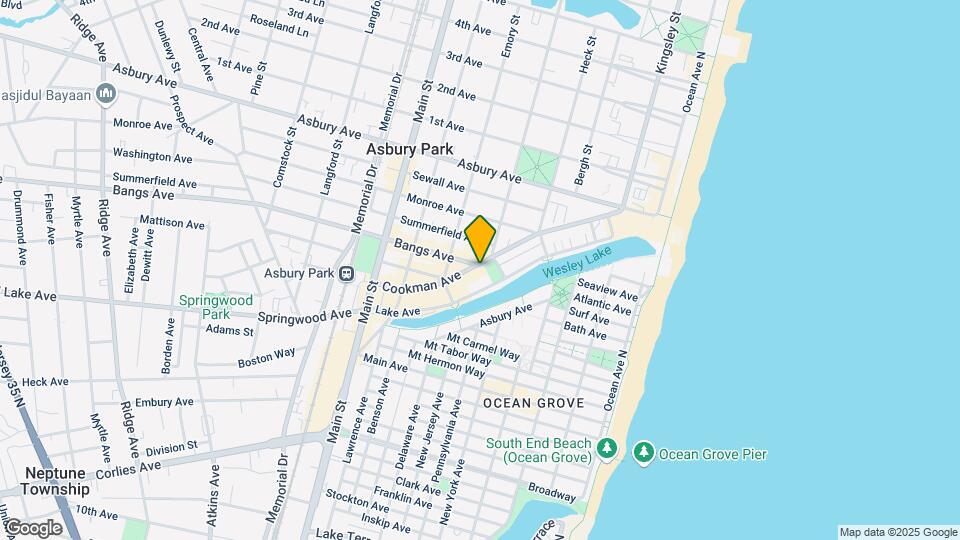 516 Cookman Ave-Unit -2B Map and Location Details