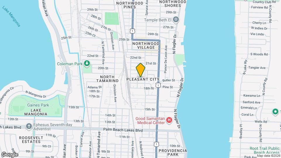 512 19th St Map and Location Details