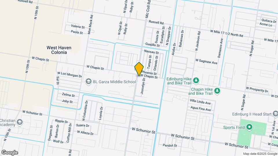 1320 N McColl Rd-Unit -3 Map and Location Details