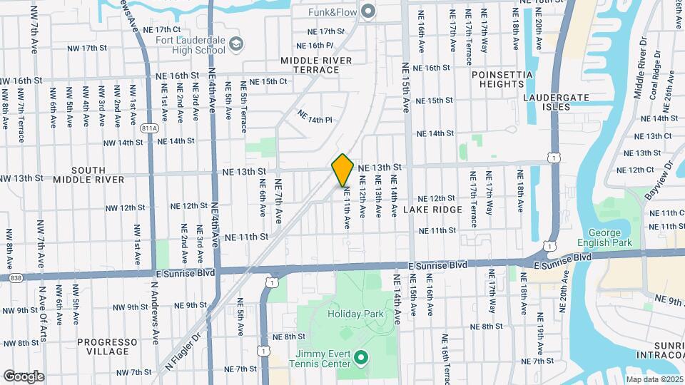 1215 NE 11th Ave Map and Location Details