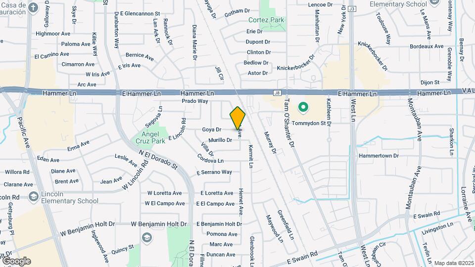 440 Goya Dr Map and Location Details