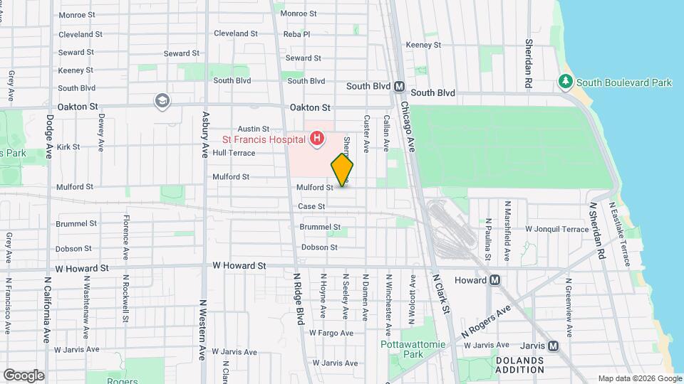 728 Mulford St Map and Location Details