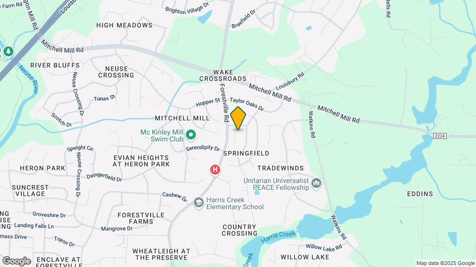 3609 Jordan Mill Ct Map and Location Details