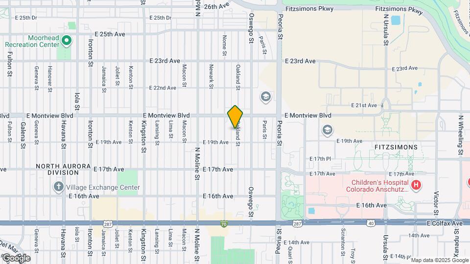 1945 Oakland St Map and Location Details