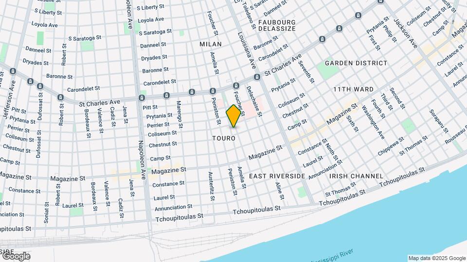 1314 Antonine St Map and Location Details