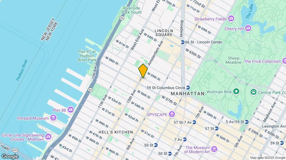 886 Tenth Ave Mapa y Detalles de la Ubicación