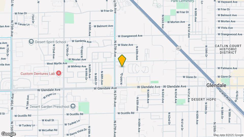 7132 N 66th Ave Mapa y Detalles de la Ubicación