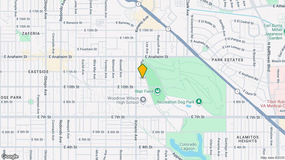 1040 Prospect Ave, Unit 4 Mapa y Detalles de la Ubicación