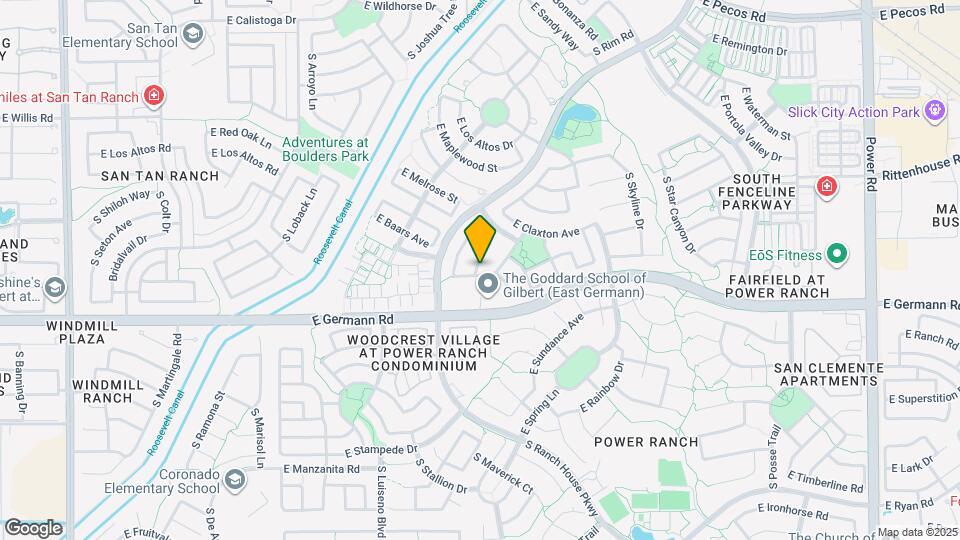 4020 E Trigger Way Map and Location Details