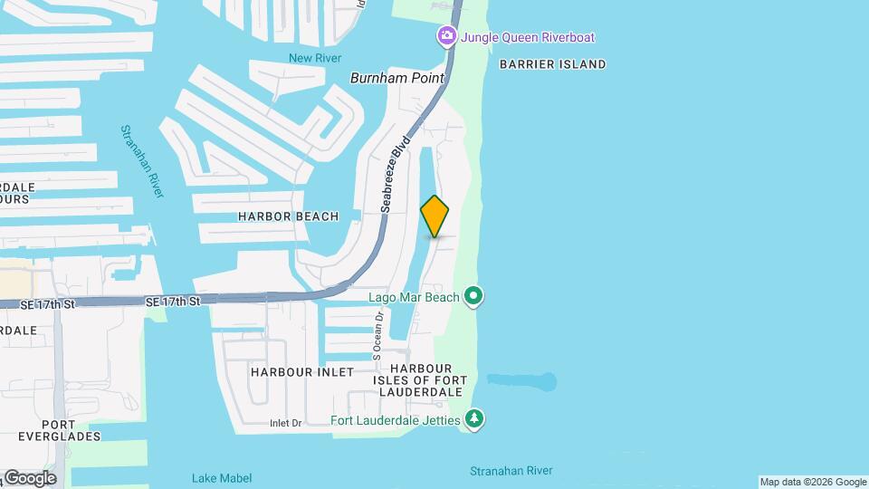 1565 S Ocean Ln Mapa y Detalles de la Ubicación