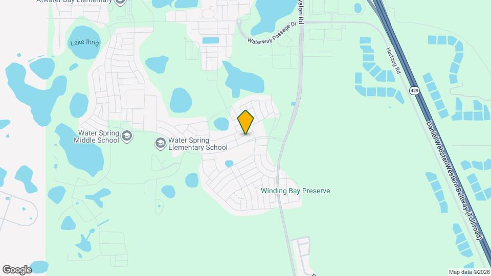 15621 Water Spring Blvd Map and Location Details