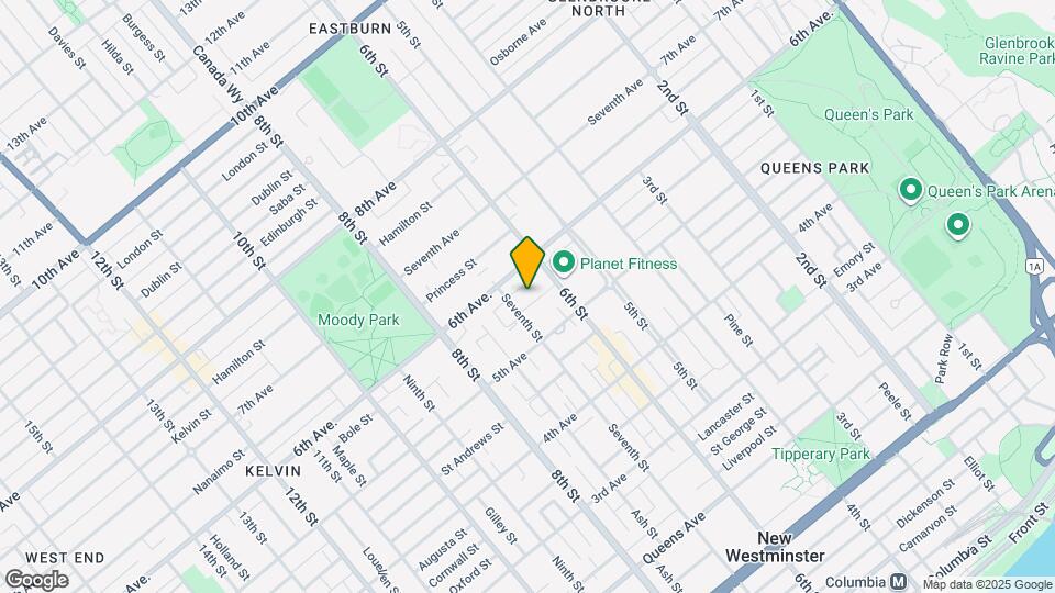 615 Belmont St Map and Location Details