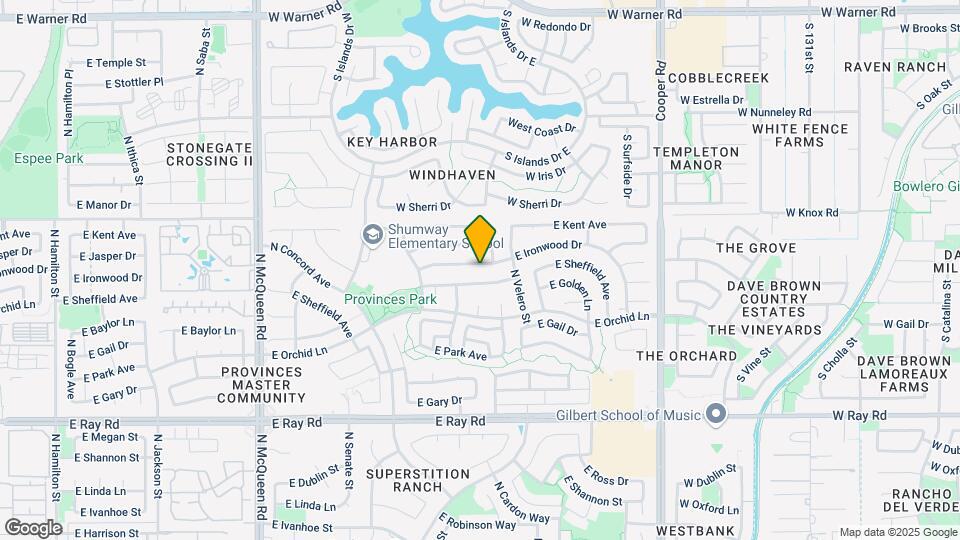 1449 E Ironwood Dr Map and Location Details