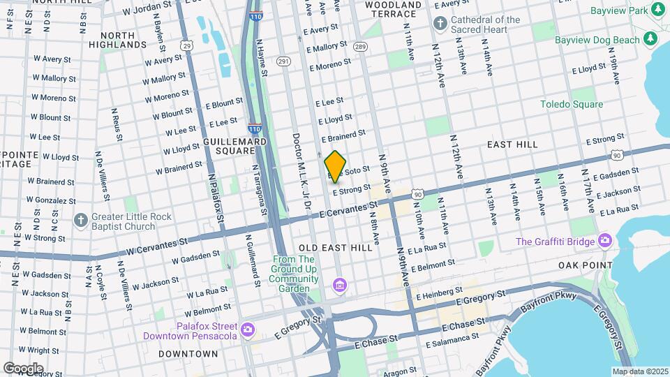 516 E Strong St Map and Location Details