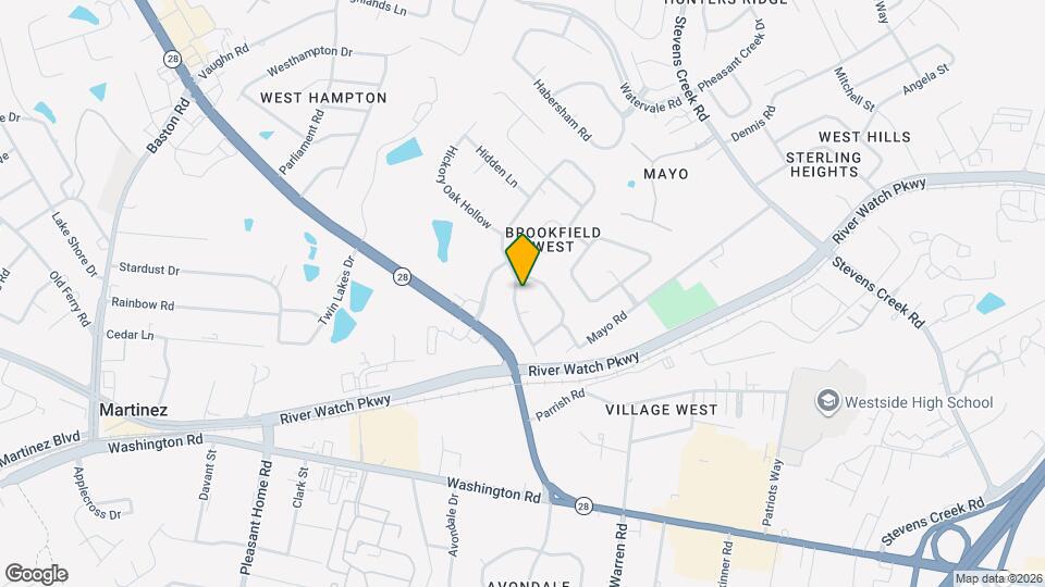 850 Brookfield Pkwy Map and Location Details