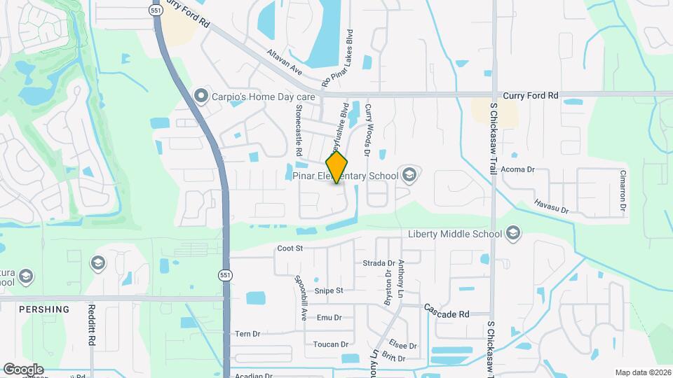 7915 Tumbleweed Ct Map and Location Details