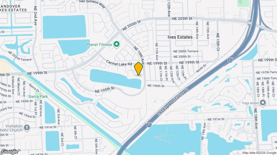 950 NE 199th St Map and Location Details