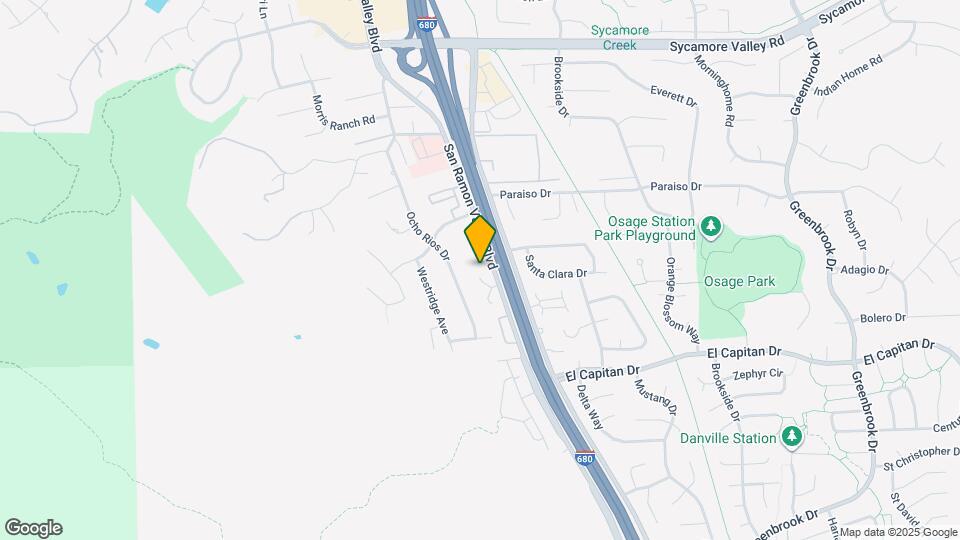 1123 San Ramon Valley Blvd Map and Location Details