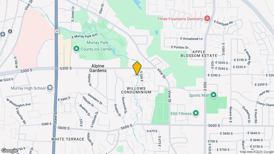 435 E Creekside Cir, Unit #B Map and Location Details