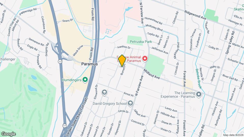 405 Burnet Pl Map and Location Details