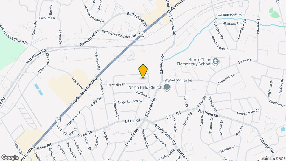 125 Hartsville Dr Map and Location Details