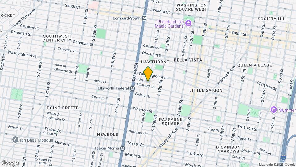 1128 S 13th St Map and Location Details