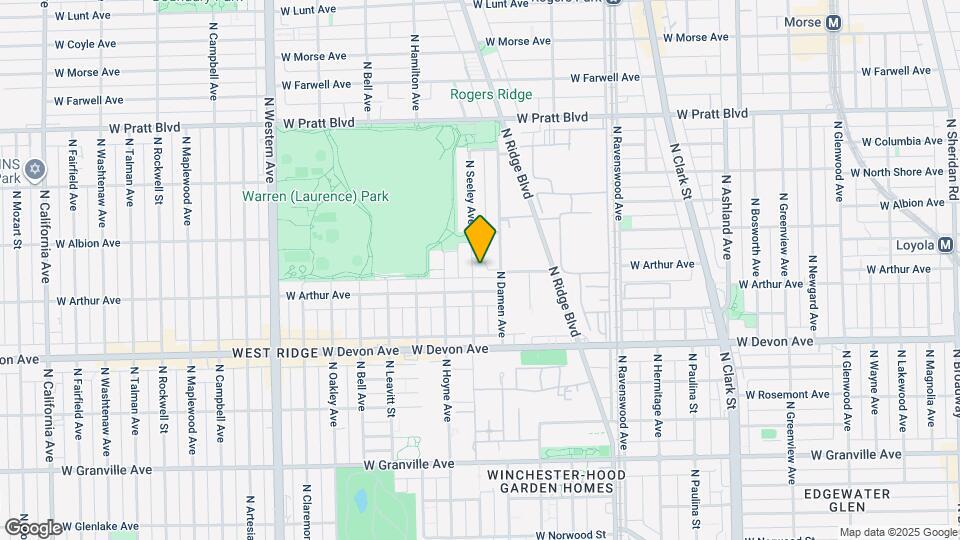 6515 N Seeley Ave Mapa y Detalles de la Ubicación