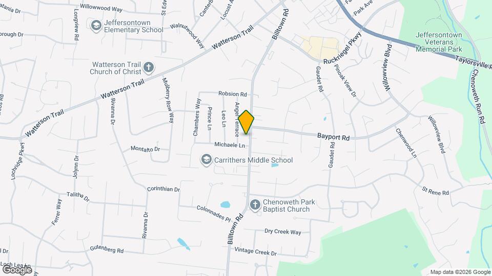 4214 Billtown Rd, Unit Billtown Apartment Map and Location Details