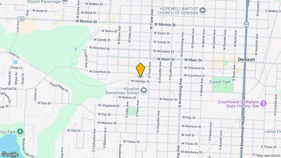 1131 W Owings St Map and Location Details