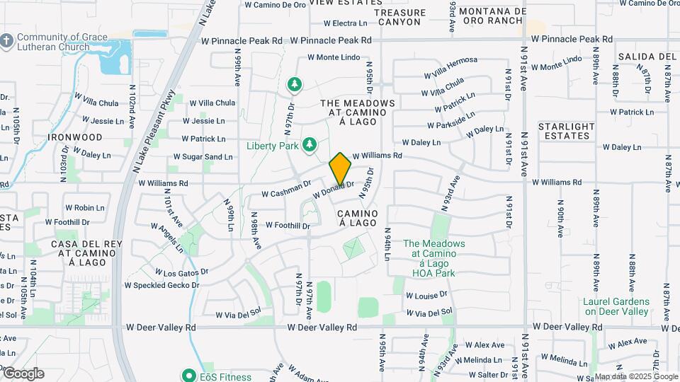 9607 W Donald Dr Map and Location Details