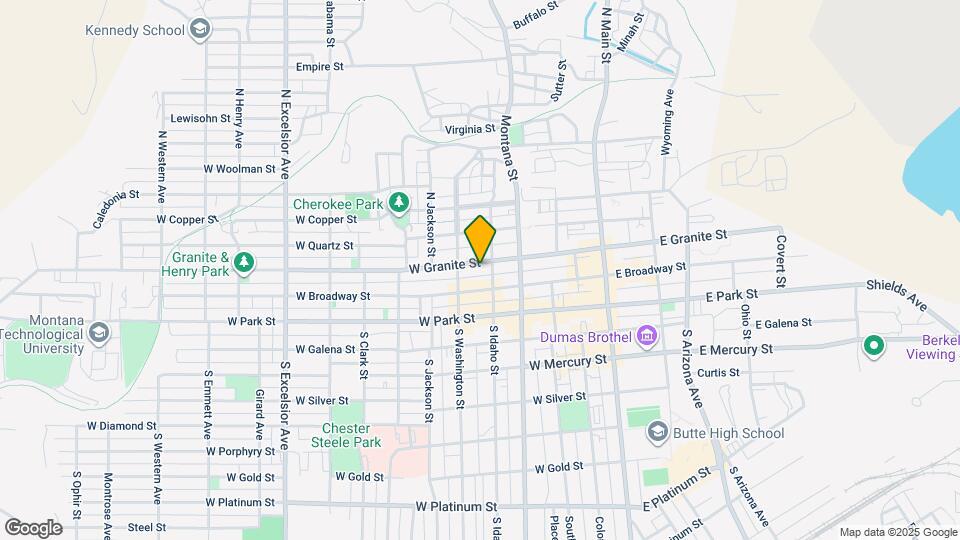 304 W Granite St Mapa y Detalles de la Ubicación