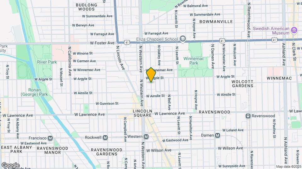 4937 N Claremont Ave Map and Location Details